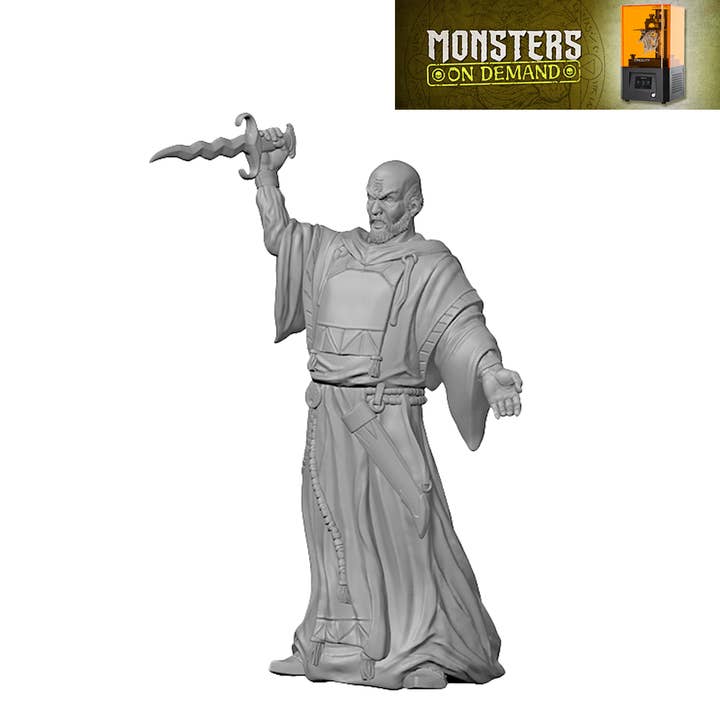 Quimbley's Toys and Games - Wholesale Figurine Toy - Kids - Cthulhu Wars 3D Printable Miniature - Sleeper Acolyte Miniature STL