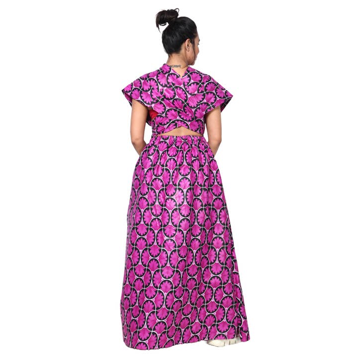 African Stars - Wholesale Dress - Women's - Women's Multi Way Style Maxi Dress -- FI-68L4