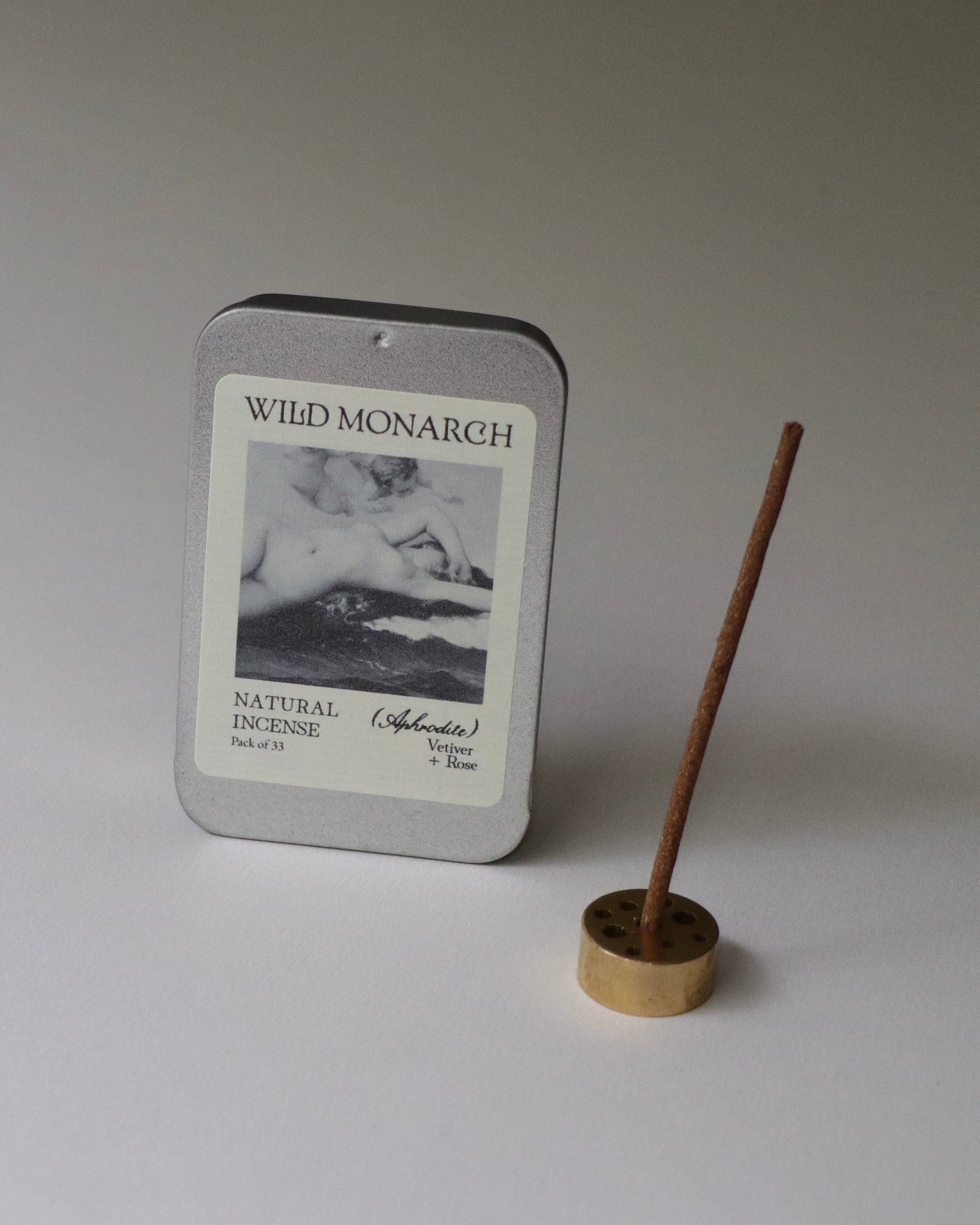 Wild Monarch Incense - Vente Encens - Encens naturel Aphrodite (Vétiver + Rose)3