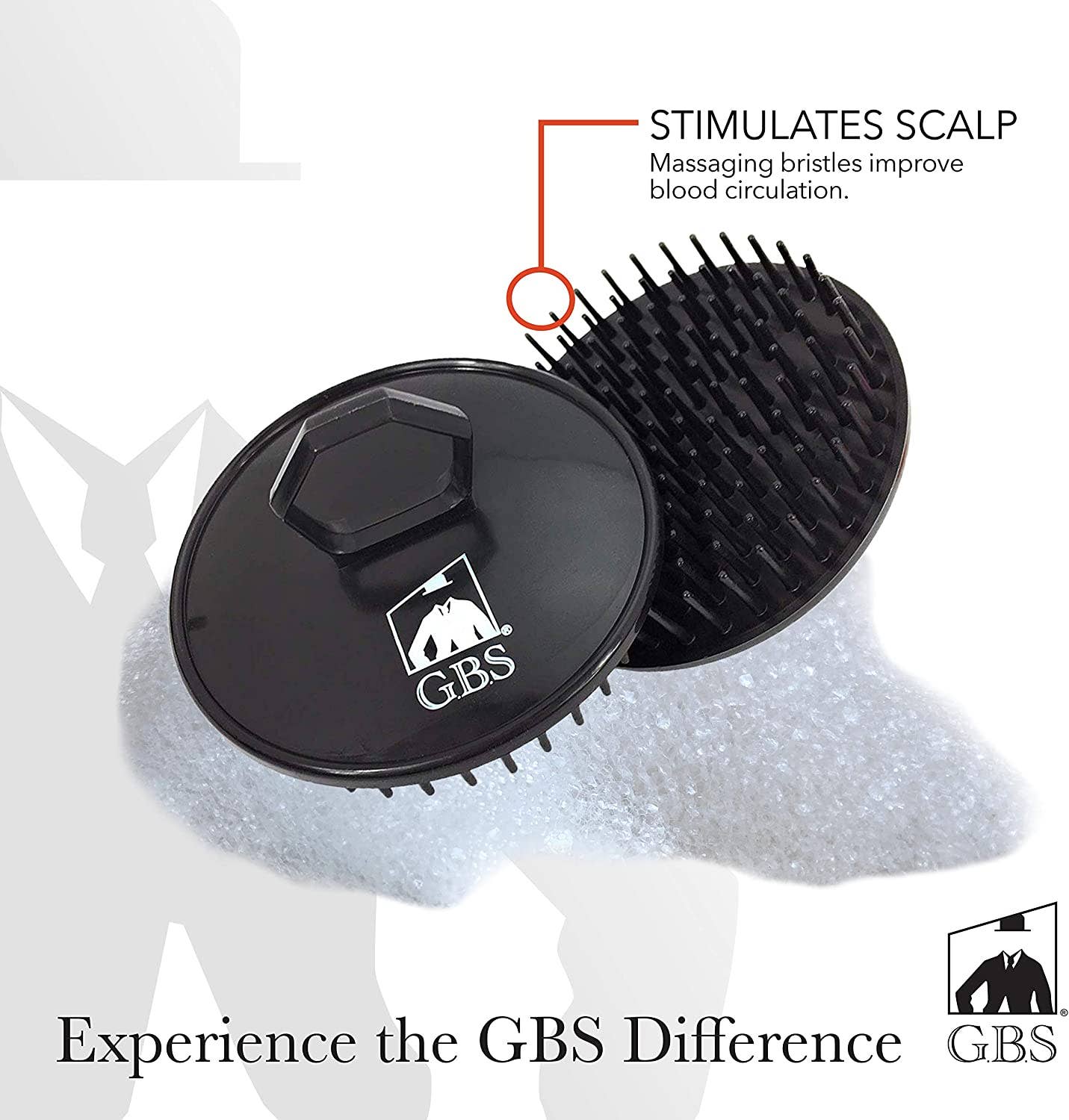 GENTS FINE GROOMING PRODUCTS - Wholesale Head Scratcher/Massager - Shampoo scalp brushes 3.125" diameter3