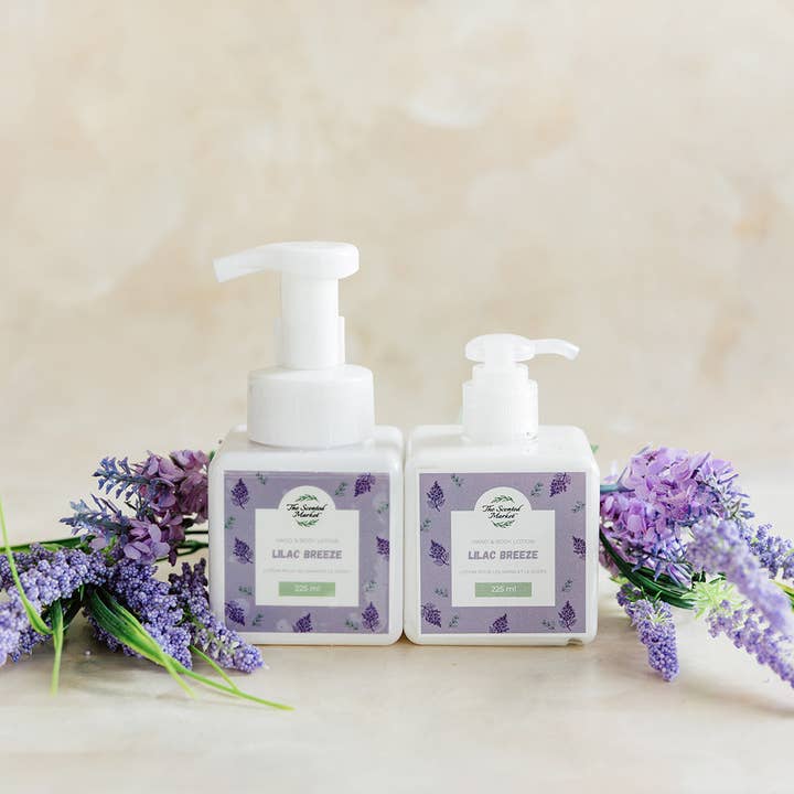 LILAC BREEZE Spring Foaming Hand Soap and Body Lotion Set for wholesale by The Scented Market