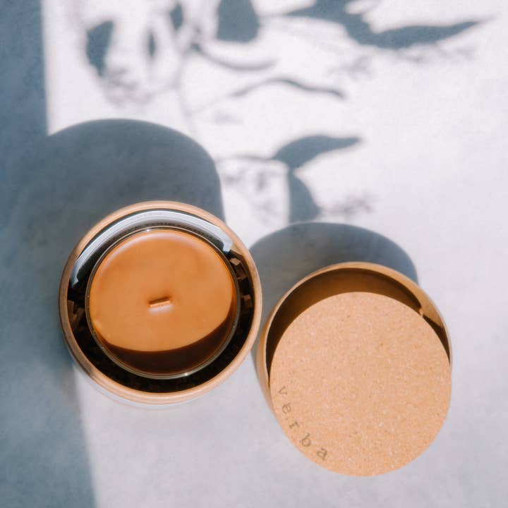 Verba Candle Co – wholesale Burkljus – Kaffeljus - Där kaffe möter mjölk, Naturligt kokosvax1