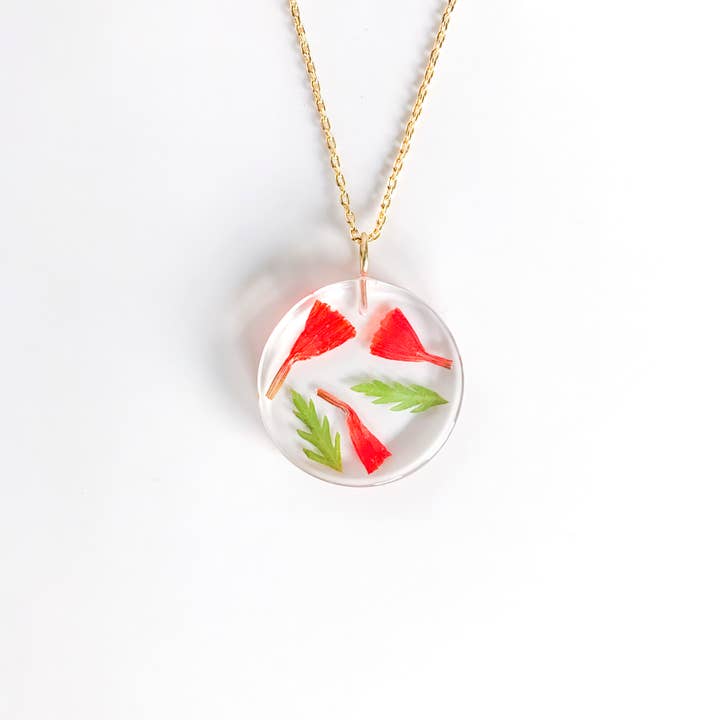 Belart Fair Trade - Vendita all'ingrosso Collana con ciondolo/pendaglio - Confezione da mezza confezione di collana con fiori in resina4