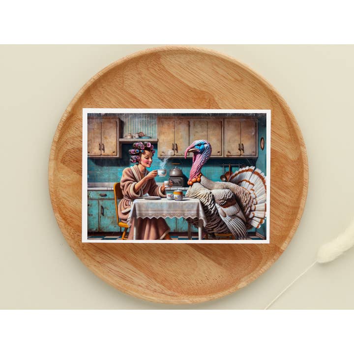 Salty Alyce – Großhandel Thanksgiving-Karten –   Gobble and Gossip Blankokarte 63RD 1