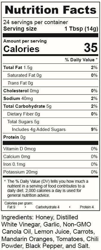 TorchBearer Sauces - Vente Sauces - Ailes au miel et à l'ail | Bouteille de 12oz | Savoureux et sucré | Chaleur 1/102