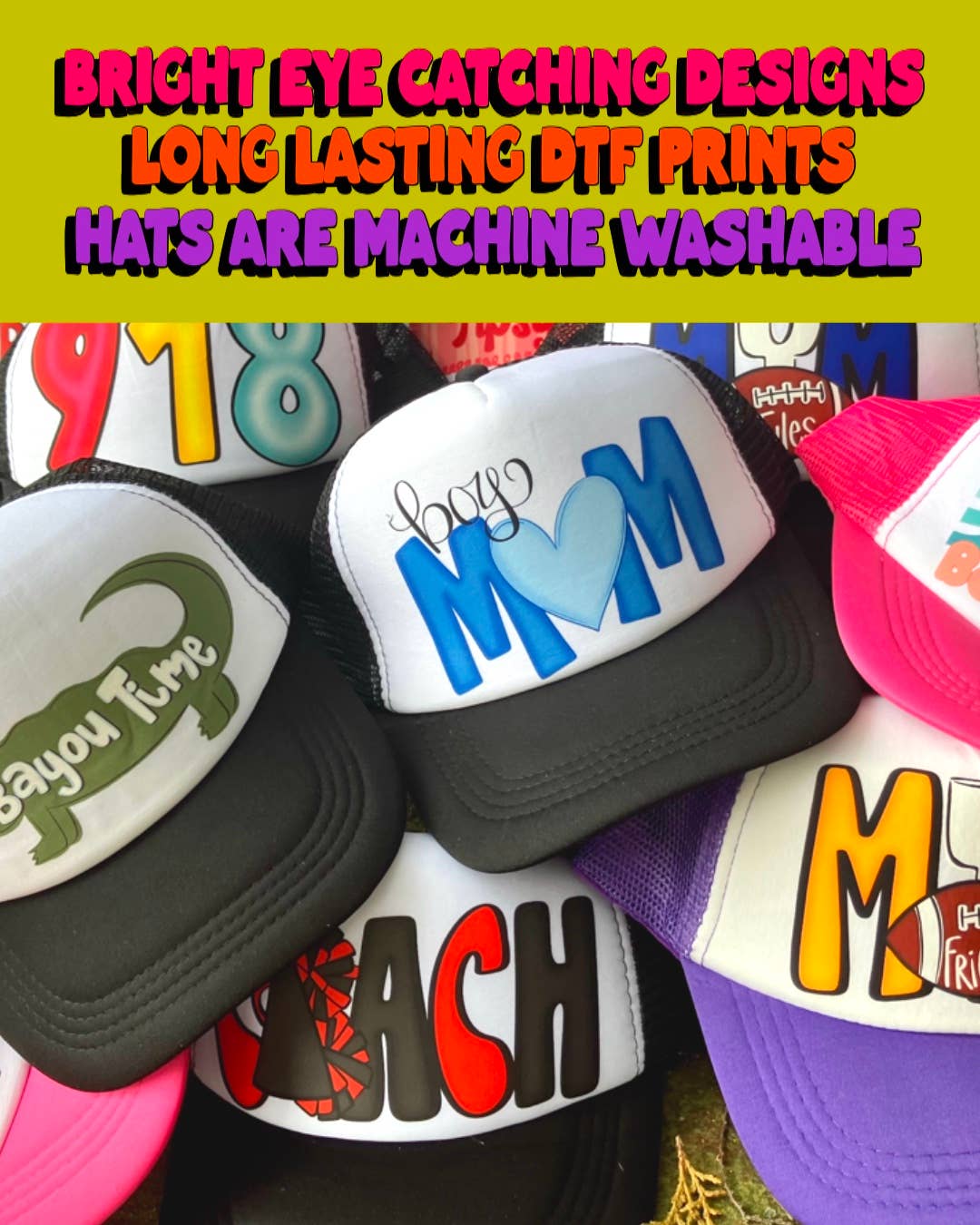 on the Bayou - Wholesale Trucker Hat - Women's - Here for the crawfish trucker hat7