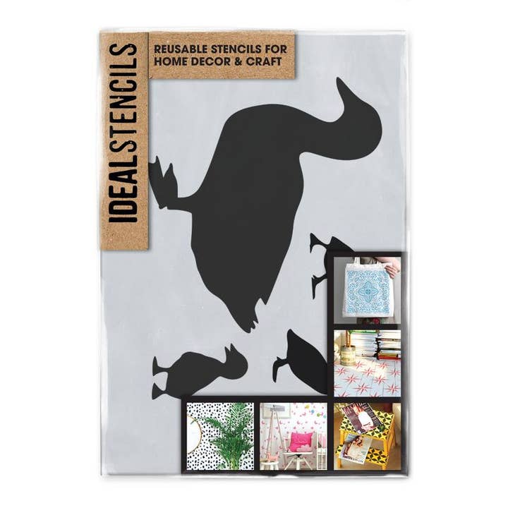 Duck & Chicks Stencil por atacado de Ideal Stencils