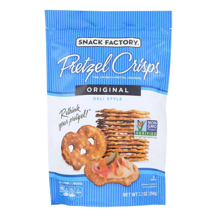 Original Pretzel Crisps - 12 Pack, 7.2 Oz Each for wholesale by Everyday Supply Co