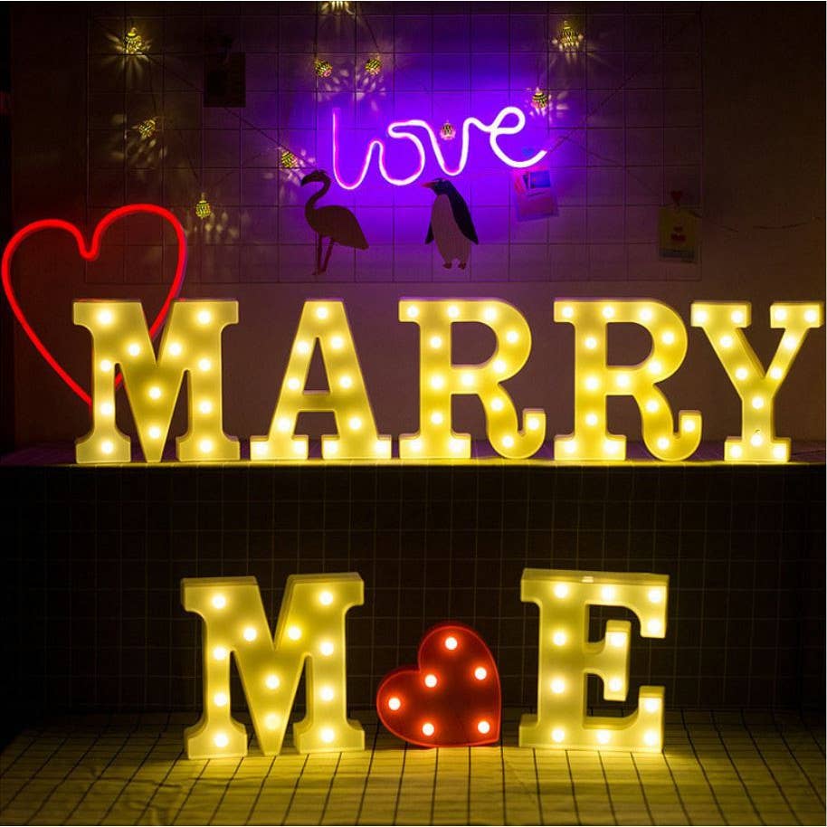 Glow Neon - Wholesale Neon Sign - Letter LED Lights, Wedding Happy Birthday Party Decor9