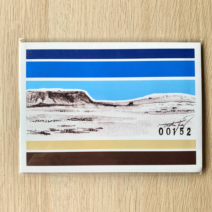 Southwestern Plateau Blocking Art Print (00152) for wholesale by Tasha Fay