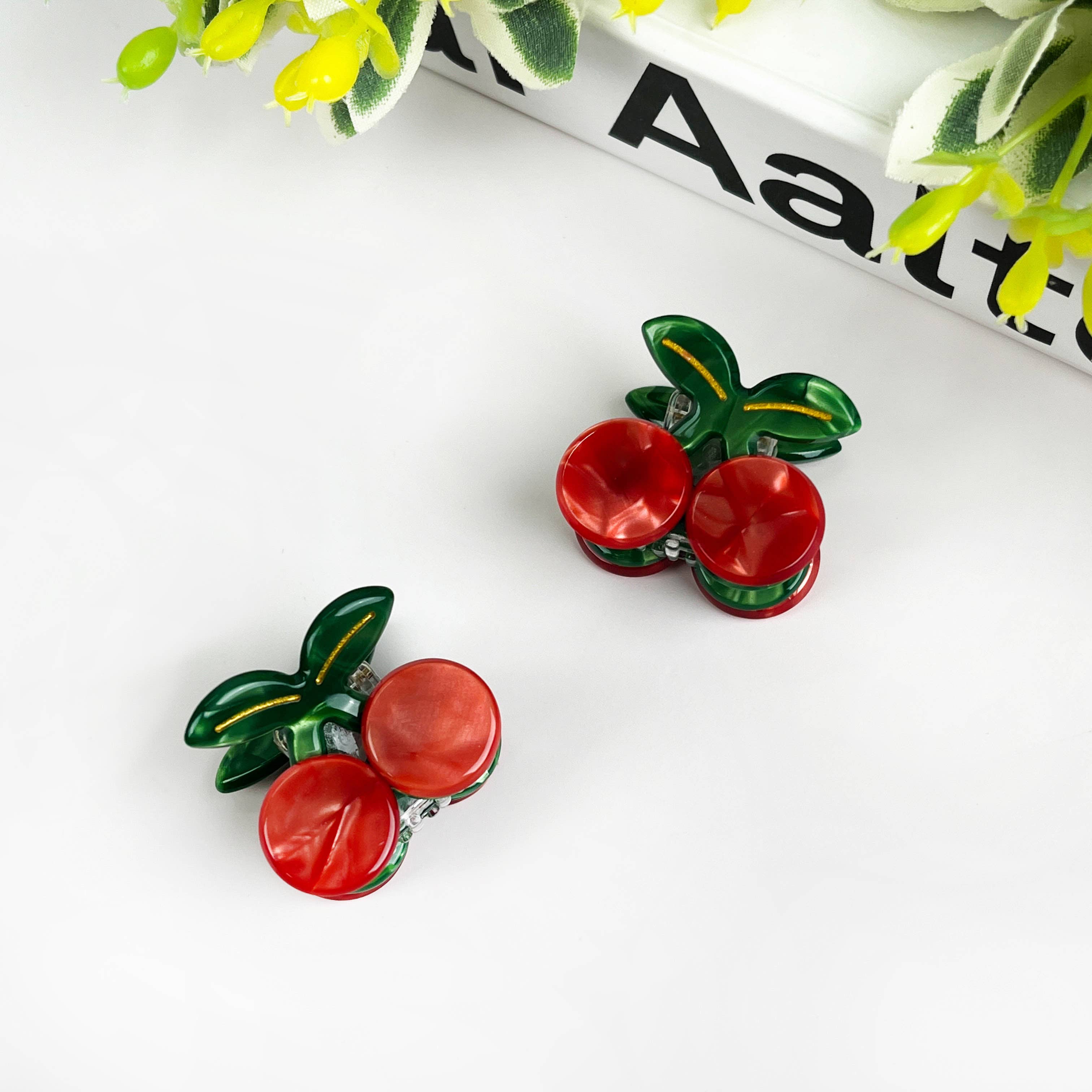 TheDivaSoap - Wholesale Haarclip - Dames - Kleine haarclip met fruitmotief, haaraccessoires van 3 cm17