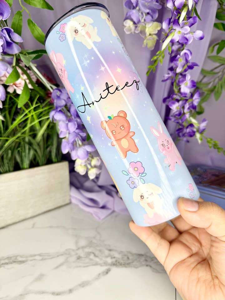 Gobelet Aniteez 20 oz à double paroi 8 heures de chaud/froid | Ateez pour la vente par OnePanda Studio