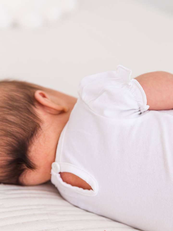 Baby Girls White Knit Puff Short Sleeve Bodysuit
for wholesale on Faire5