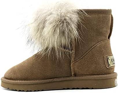 OOG - Wholesale Laarzen - Dames - OB0561 Camel OOG Damesleren laarzen met bont3