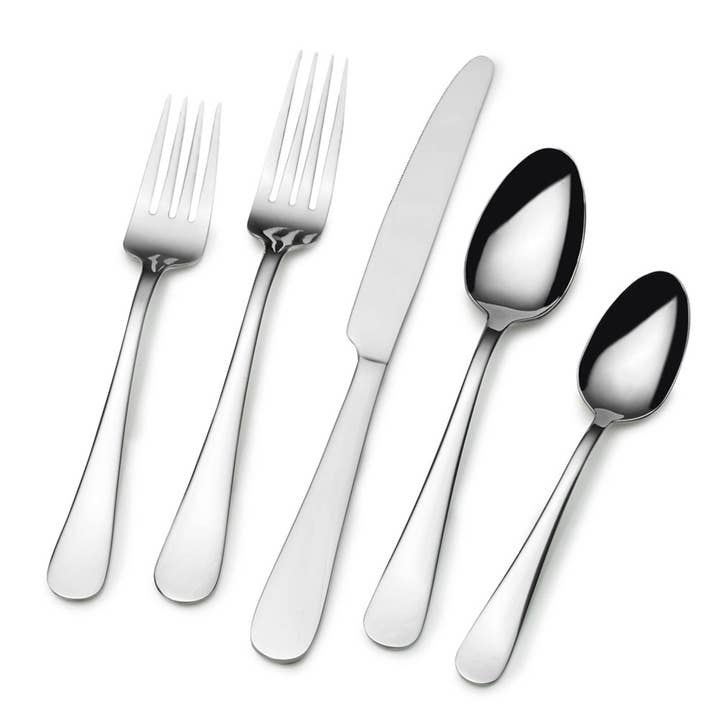 International Silver 18.0 Glamour set van 20 stuks, service voor 4 personen voor wholesale door Lifetime Brands Silverwarehouse