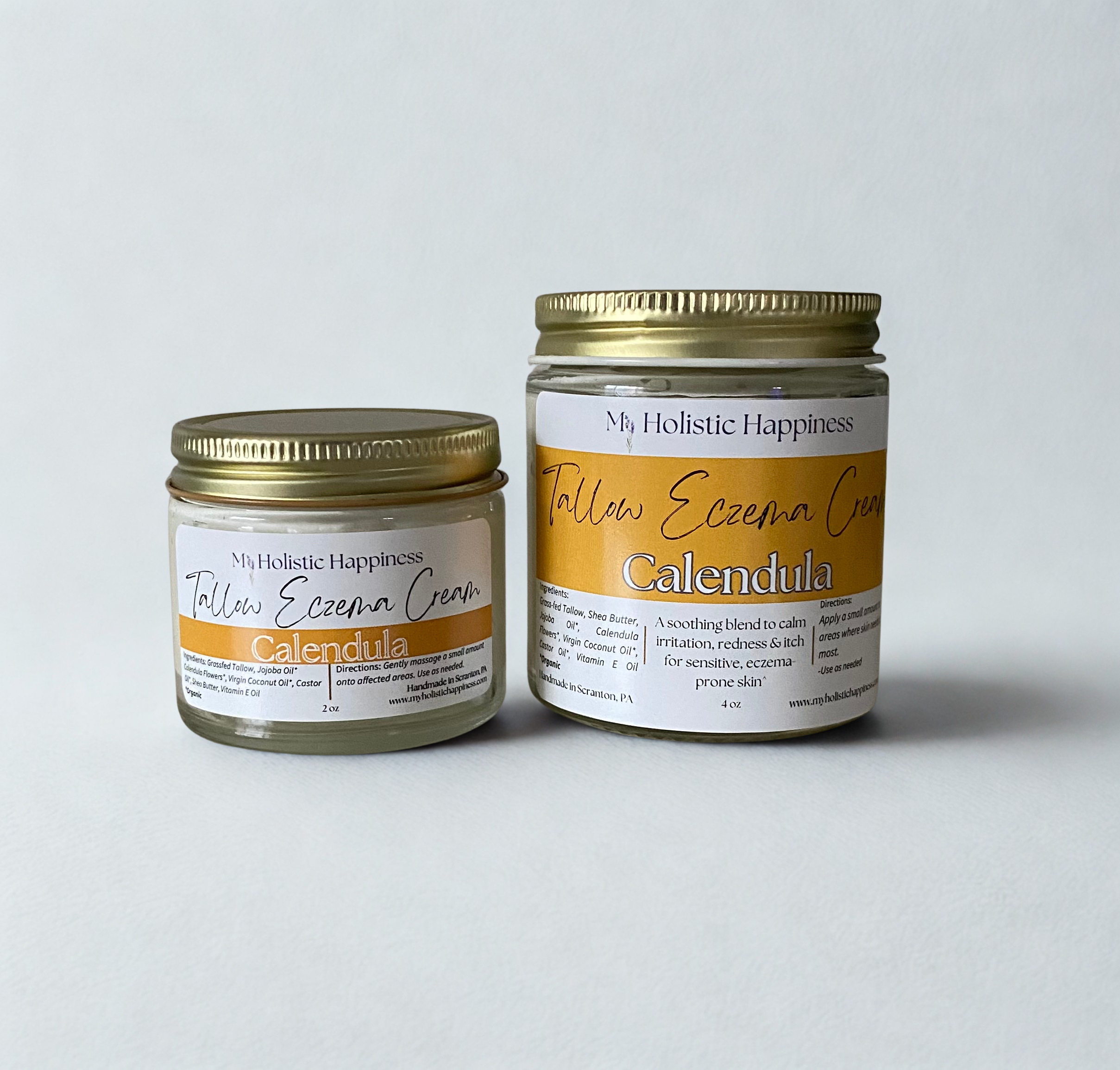 My Holistic Happiness - Wholesale Eczema Treatment - Natural Eczema Cream with Calendula + Grass-fed Tallow1