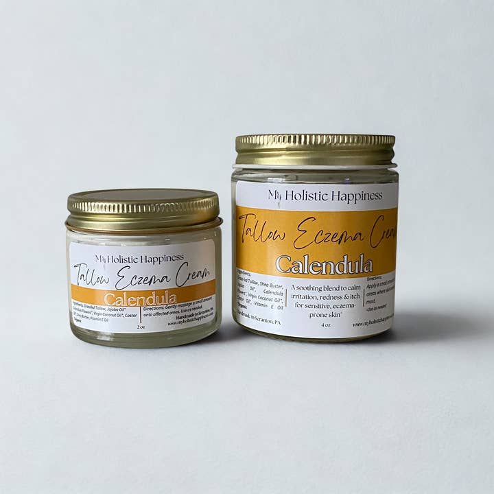 My Holistic Happiness - Wholesale Eczema Treatment - Natural Eczema Cream with Calendula + Grass-fed Tallow1