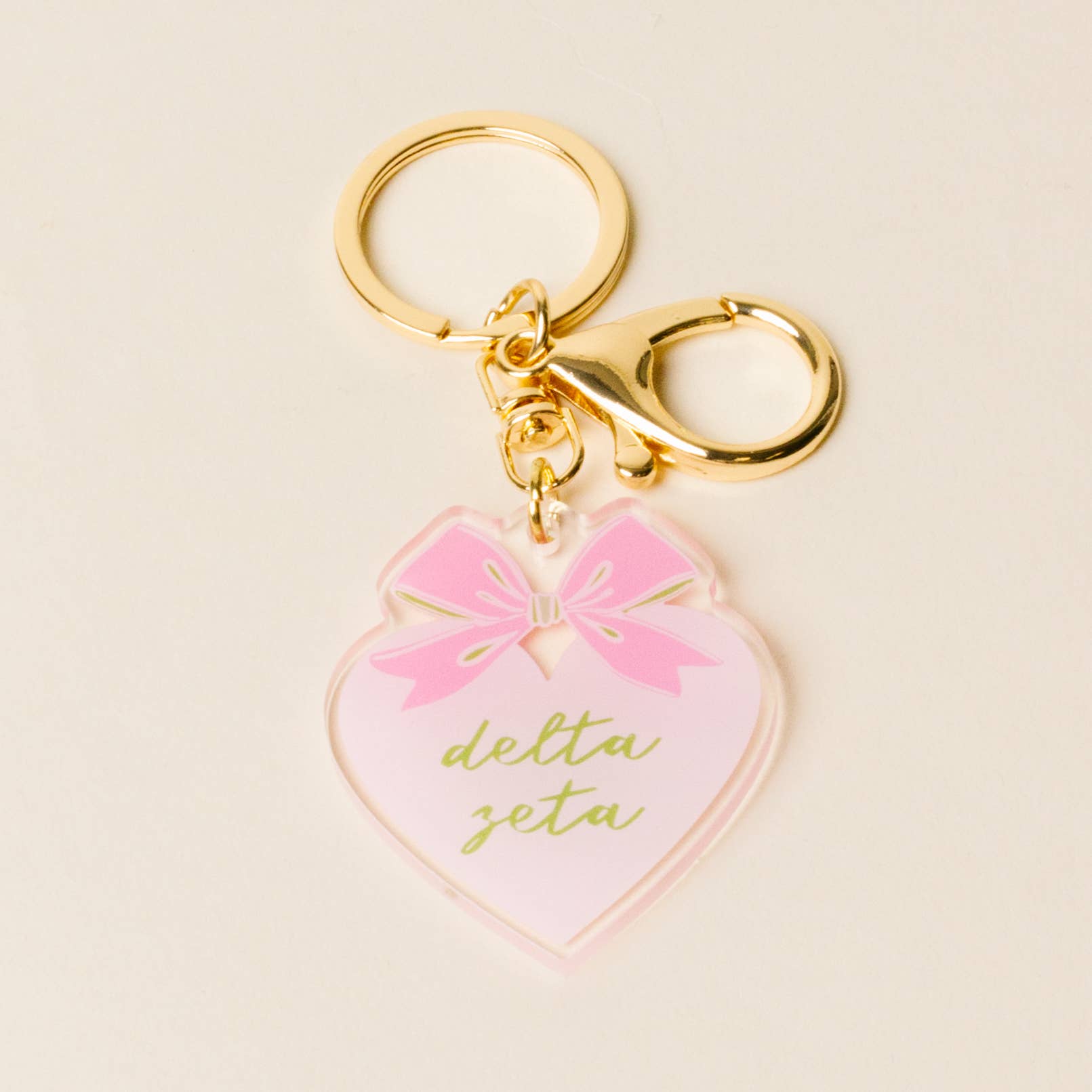 The Darling Effect - Wholesale Keychain - Women's - Sorority Sweetheart Bow Acrylic Keychain - 19 Chapters10