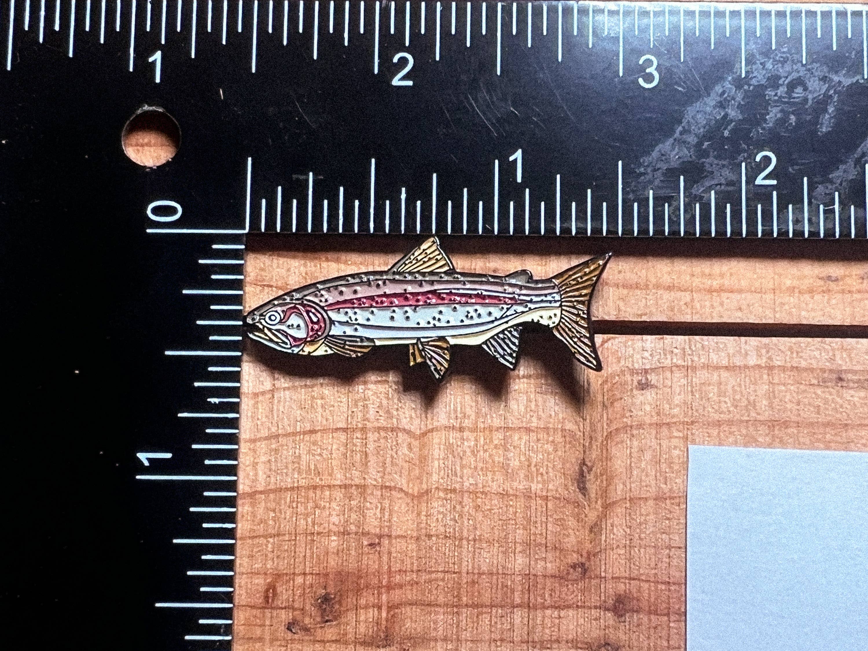 Antler & Fin - Wholesale Lapel Pin/Button - Rainbow Trout Enamel Pin6