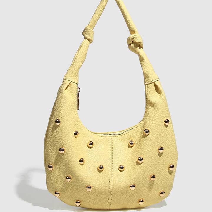 Trendy Studded Solid Color Shoulder Bag DP25F698 and other Purchase Wholesale italian lighting. Free Returns & Net 60 Terms on Faire trending on Faire.