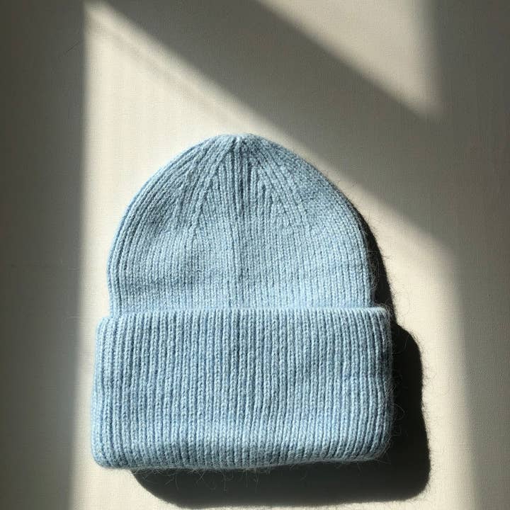 Billy Bamboo - Wholesale Beanie - Women's - ROYAL ANGORA WOOL BEANIE - snow pastel6