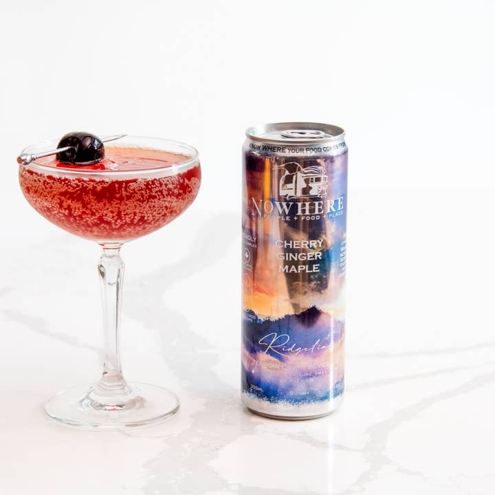 NoWhere - Wholesale Non-Alcoholic Aperitif/Mocktail - Ridgeline; Cherry, Ginger, Maple N/A Aperitif/Mocktail
