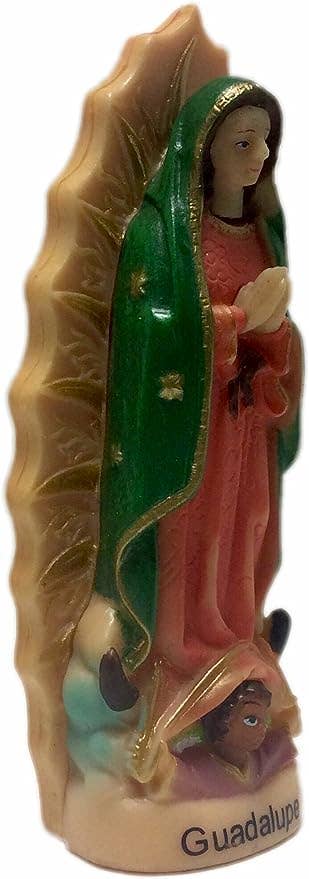 SAN JUDITAS RELIGIOUS ARTICLES - Wholesale Decorative Figurine - 3" OUR LADY OF GUADALUPE STATUE1