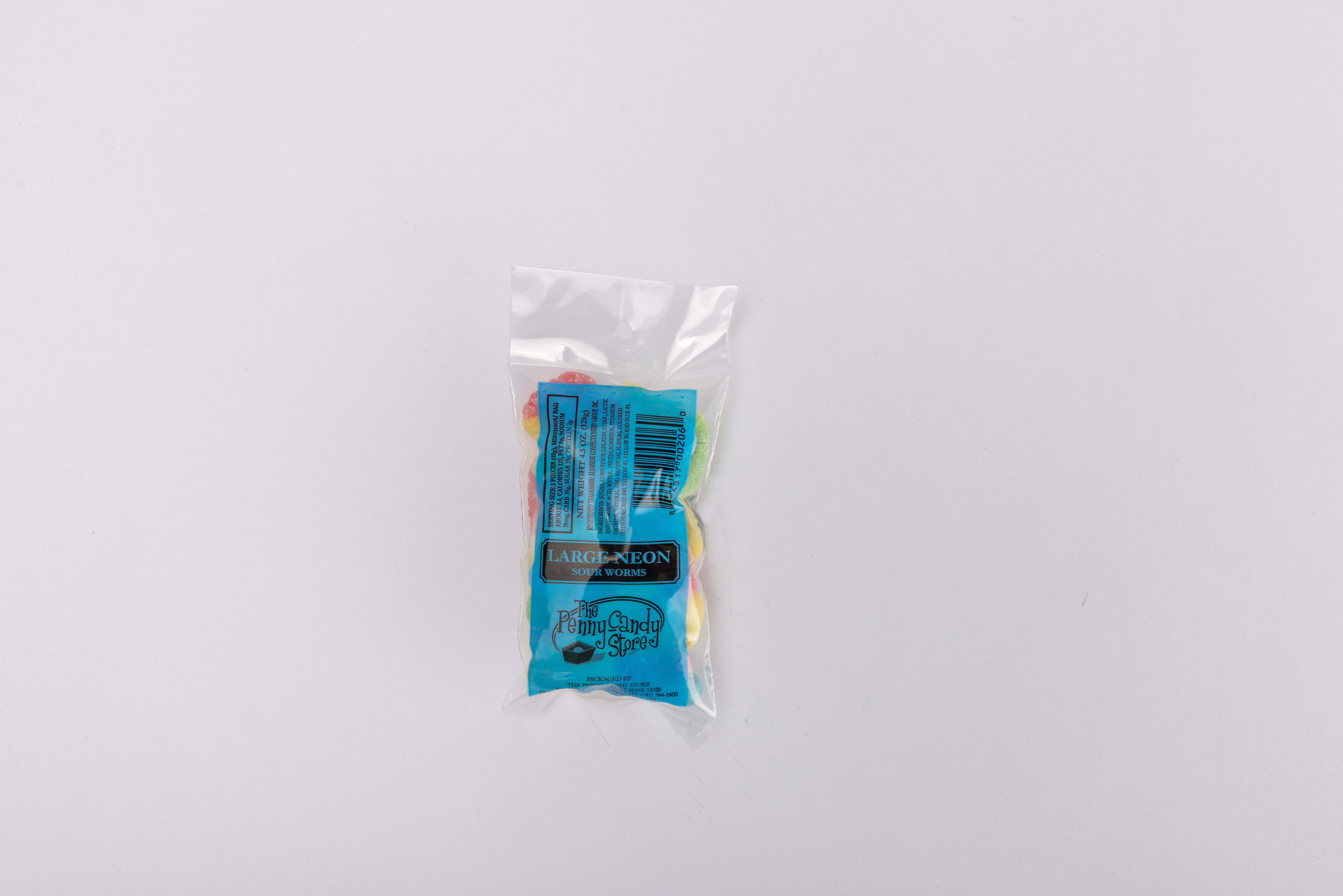 The Penny Candy Store - Wholesale Gummy - Neon Gummi Worms1