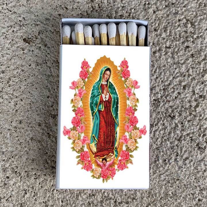 Spiritual Lady Guadalupe Matchbox • Matches • Candle Acc and other Purchase Wholesale guadalupe. Free Returns & Net 60 Terms on Faire trending on Faire.