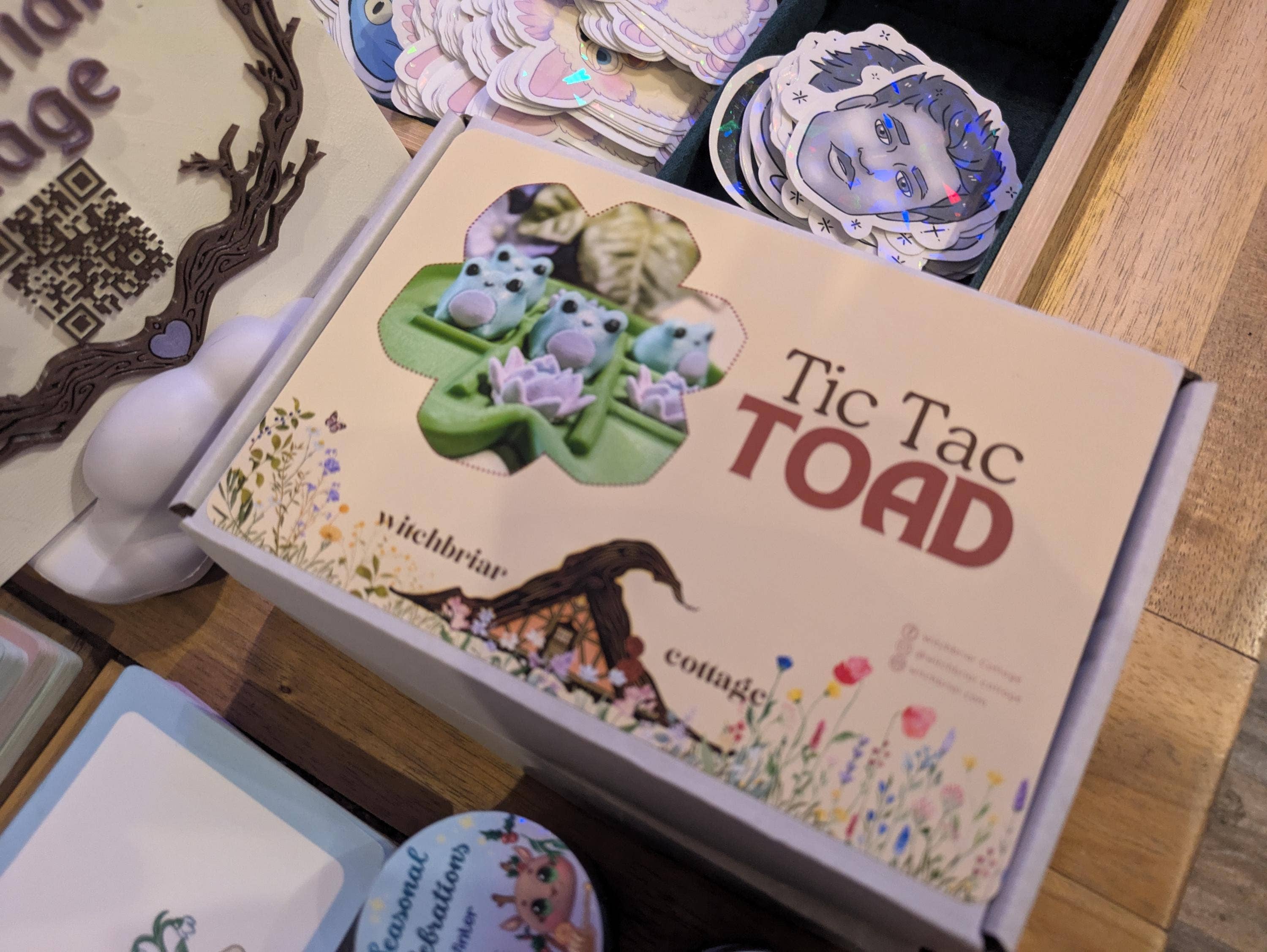 Witchbriar Cottage - Wholesale Board Game - Tic Tac Toad - 3D Printed Cute Tic Tac Toe Board1