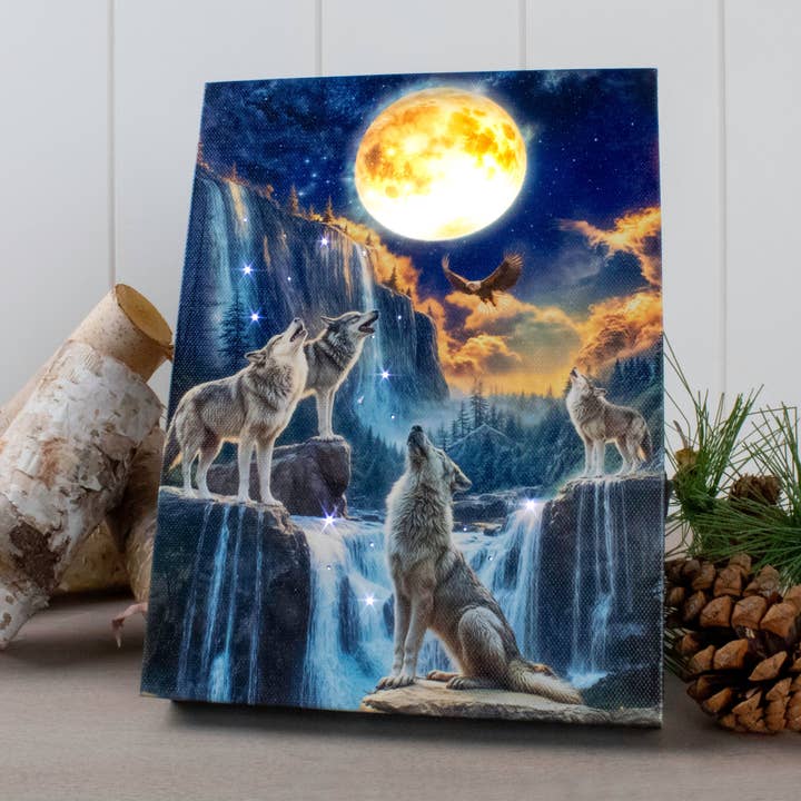 Tela de Mesa Iluminada Call of the Wild 8x6 por atacado de Glow Decor