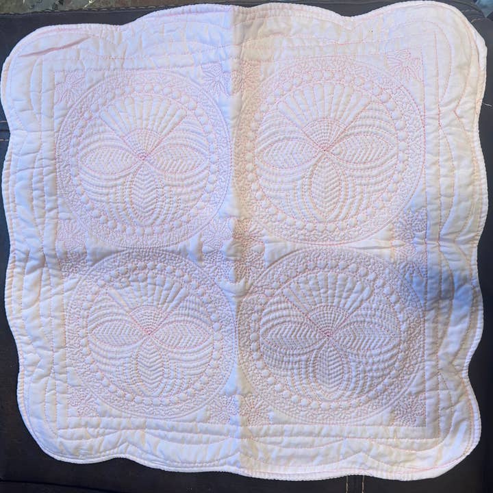 Heirloom 18x18 Zippered Pillow Case Solid Pink for wholesale by Prairie Impressions