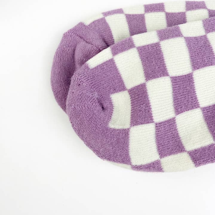 mildstyles – Meias - Mulher por atacado – Meias xadrez de algodão penteado para mulher no meio da pantzerro5