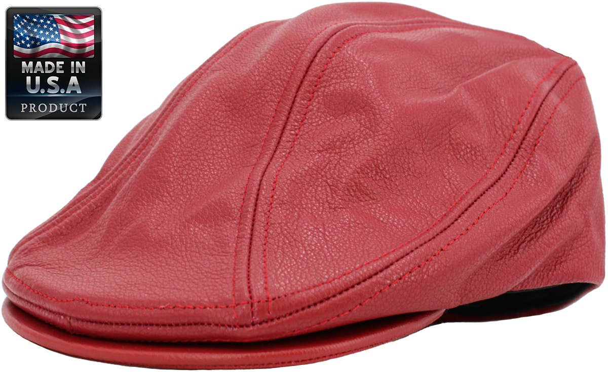 KBETHOS – wholesale News boy/school boy hat – Men's – 100% Leather Ascot - Made in USA | KBETHOS30