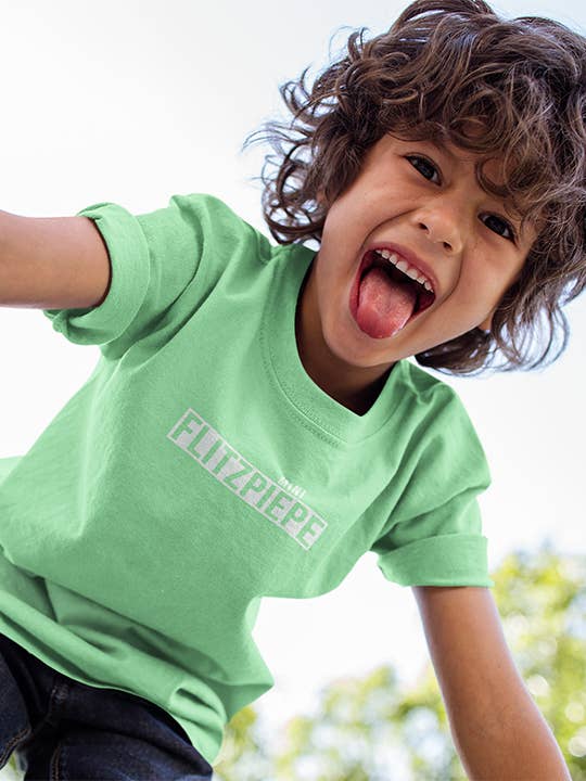 Mini Flitzpeepe T-shirt voor kinderen (verschillende kleuren) voor wholesale door Your Shirt Design GbR