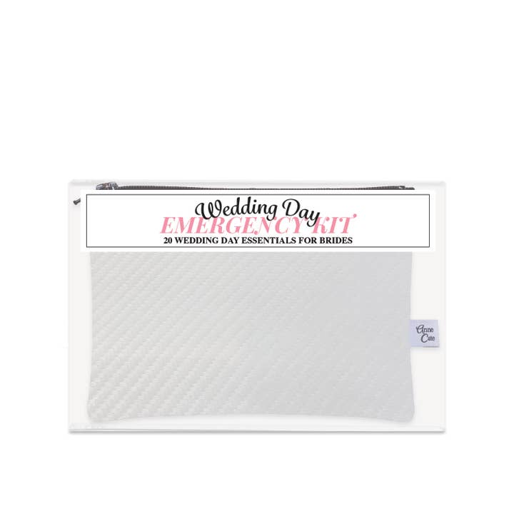 Pearl White Wedding Day Emergency Kit - For the Bride for wholesale by Anne Cate