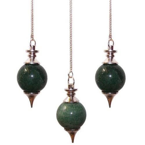Sphere Pendulums - Green Aventurine for wholesale by AWGifts Europe