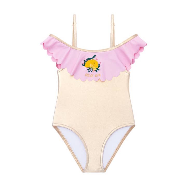 Dolce Vita Ninon color printed Anti UV 1-piece swimsuit for wholesale by Chipote Pas