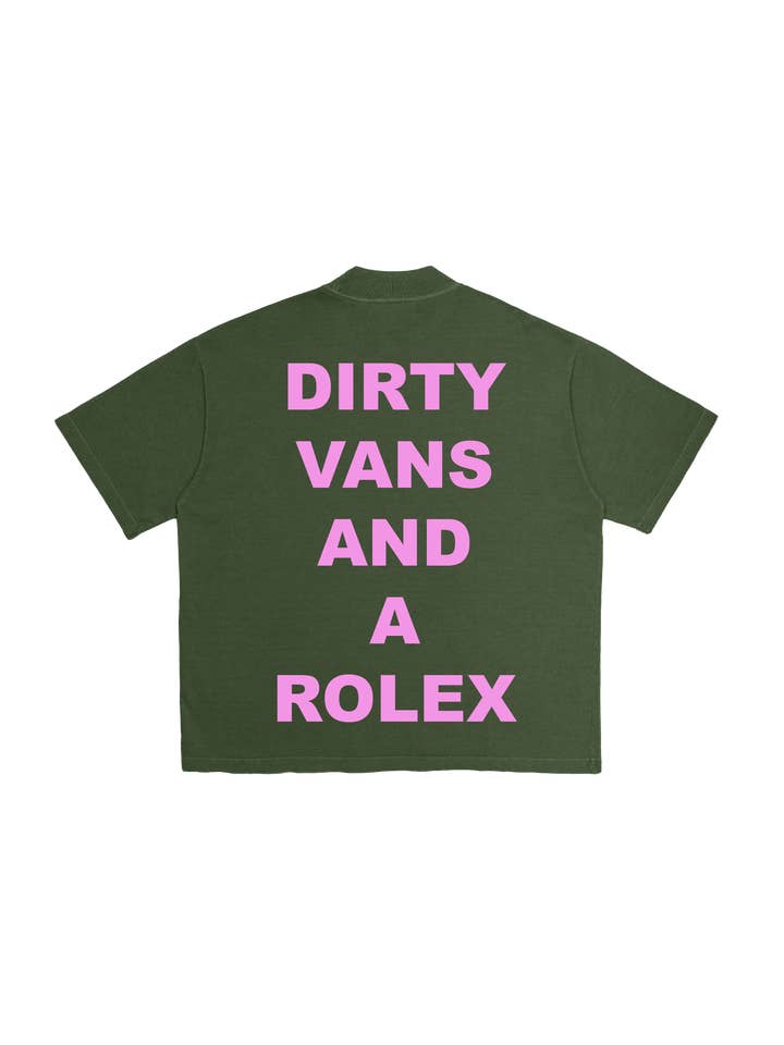 SURF CLUB - Wholesale Screen Printed T-Shirt - Unisex - Motto Tee (Dirty Vans And A Rolex)8