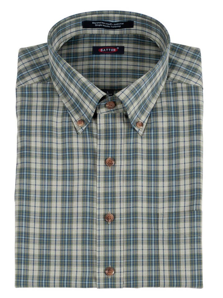 Cedar Comfortable Button-Down Men's Shirt for wholesale by Batton