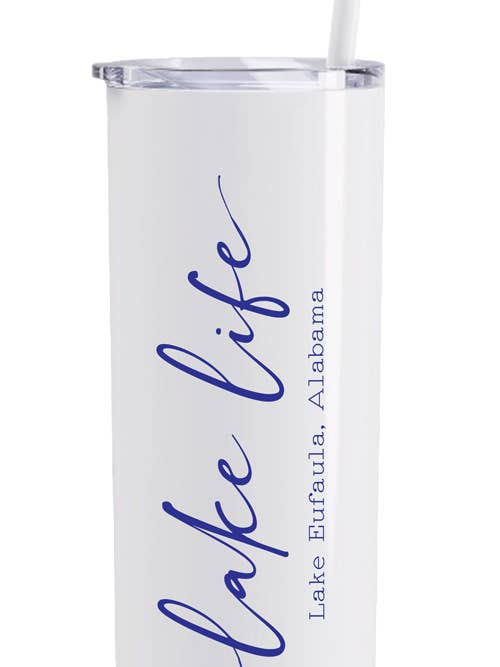 Lago Life-Skinny Tumbler por atacado de Familiar Goods