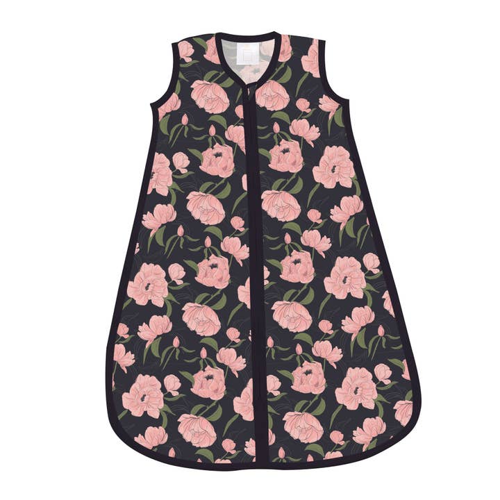 Peonies Bamboo Sleep Sack for wholesale by Newcastle Classics