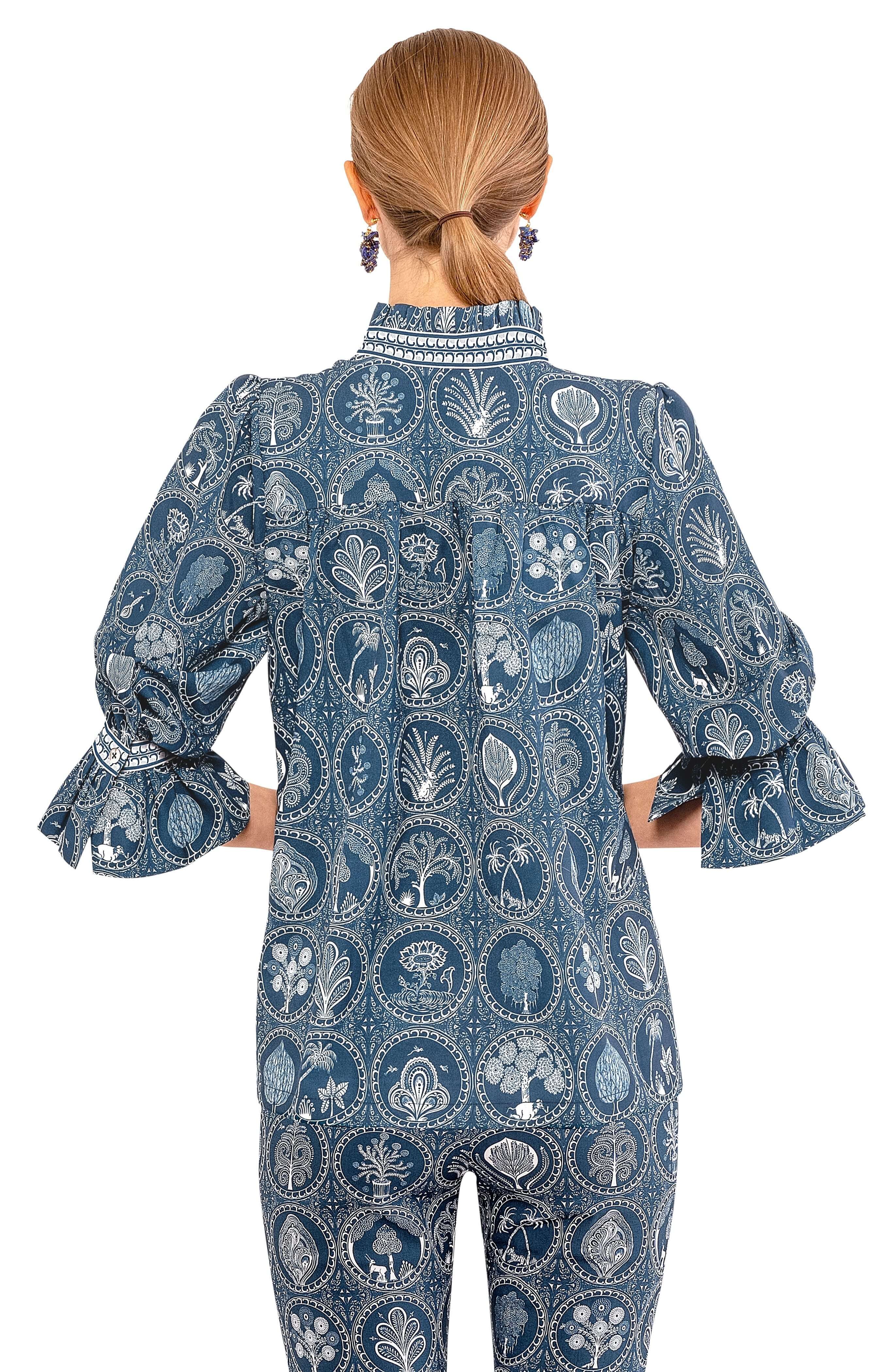 Gretchen Scott LLC - Wholesale Tunic - Women's - Ruffleneck Tunic - Circle of Love12