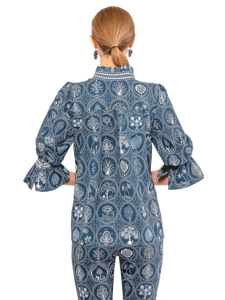 Gretchen Scott LLC – wholesale Tunic – Women’s – Ruffleneck Tunic - Circle of Love12