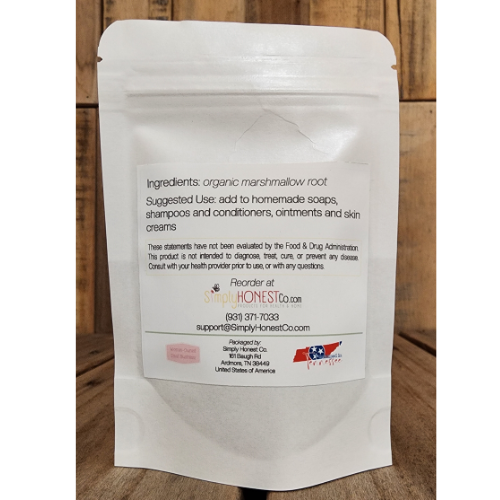 Simply Honest Co. - Vente Herbes aromatiques - Racine de guimauve, poudre1