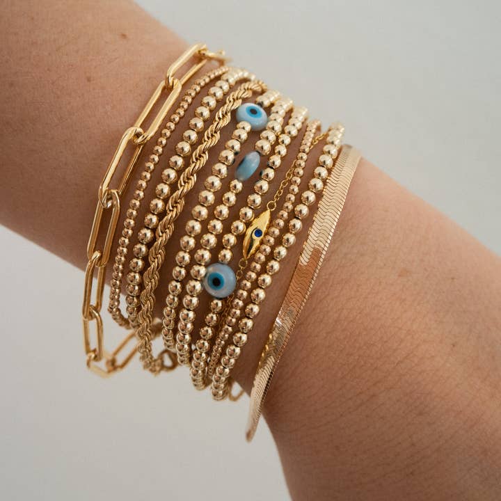Beads by Tara - Wholesale Beaded Bracelet - EVIL EYE BEAD BRACELET