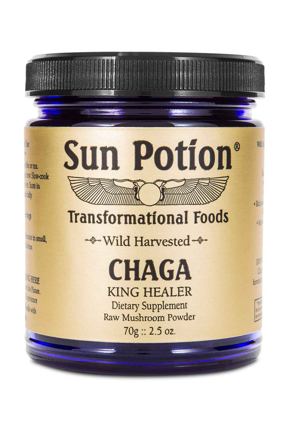 Sun Potion - Wholesale Protein/Superfood Powder - Chaga Mushroom Powder (Wildcrafted)0