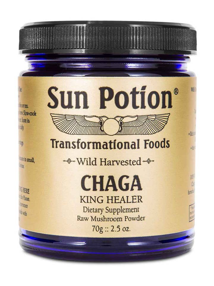 Chaga Mushroom Powder (Wildcrafted) for wholesale by Sun Potion