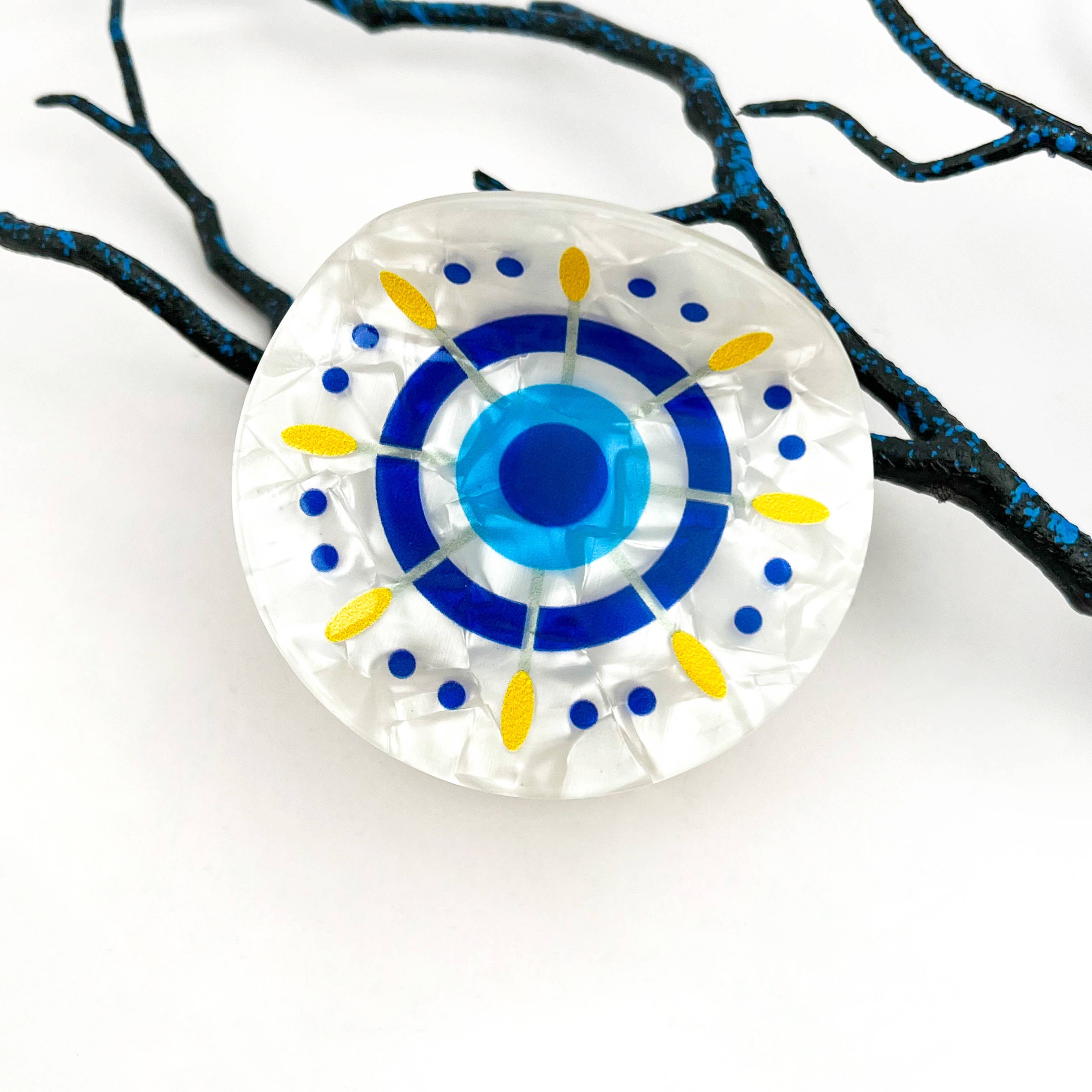 mildstyles – Engroshandel Hårspænde - Dame – Solbrille Rund Kreativ Hårklo Clips3