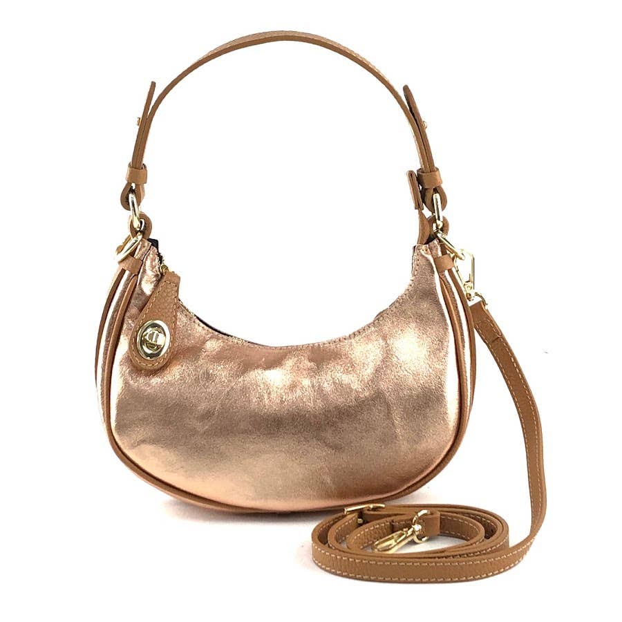 MILANO AMOUR - Wholesale Crossbody Bag - Women's - HOBO EMERY LAMINATO BICOLOR MATCH DOLLARO CROSSBODY BAG 6